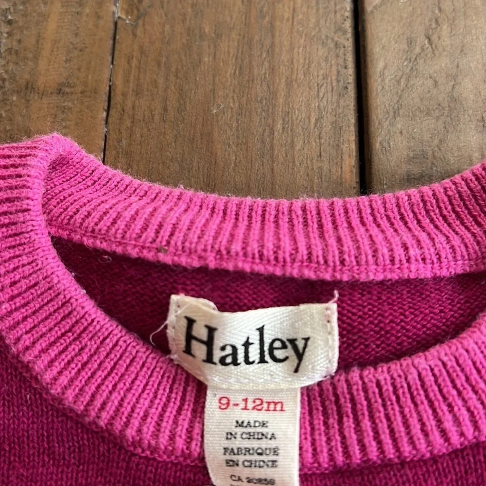 Hatley penguin Pom Pom sweater dress